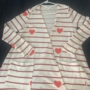 LulaRoe Heart Cardigan